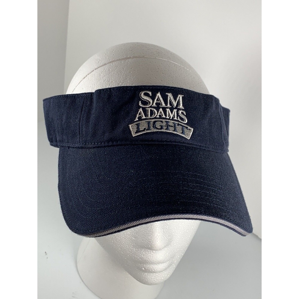 Sam Adams Light Beer Visor Blue Strapback Taste The Revolution